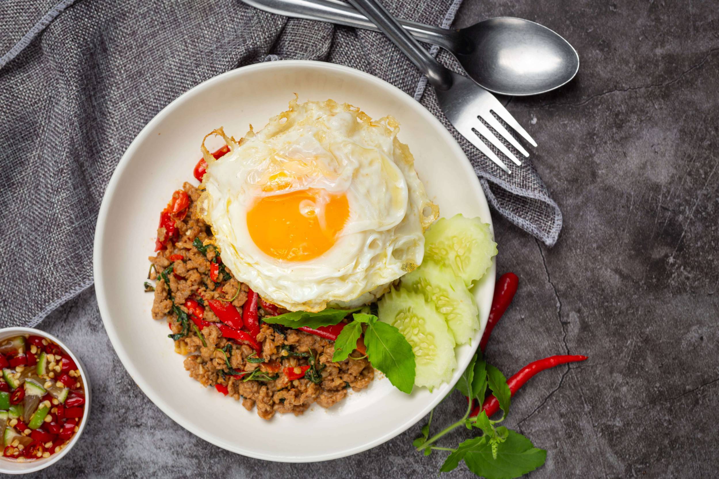 Thai and Japanese food served with love